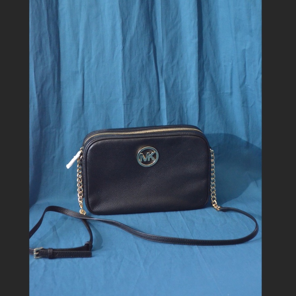 Black Michael Kors Fulton LG EW Crossbody
